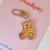 1 Piece Cute Cartoon Arylic Keychain sku image 25