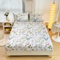 Casual Vacation Love Checkered Chemical Fiber Beddings sku image 92