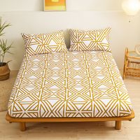 Casual Vacation Love Checkered Chemical Fiber Beddings sku image 42