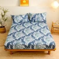 Casual Vacation Love Checkered Chemical Fiber Beddings sku image 45