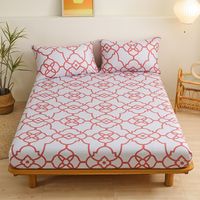 Casual Vacation Love Checkered Chemical Fiber Beddings sku image 100