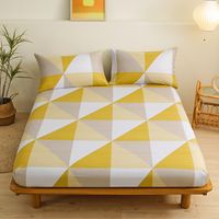 Casual Vacation Love Checkered Chemical Fiber Beddings sku image 101