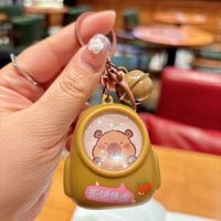 Cute Cartoon Character Bear Cat Pvc Plastic Women's Keychain sku image 11