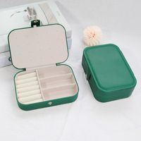 Simple Style Solid Color Pu Leather Wholesale Jewelry Boxes sku image 12