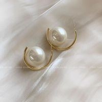 Mode Geometrisch Legierung Überzug Künstliche Perlen Frau Ohrringe 1 Paar sku image 11