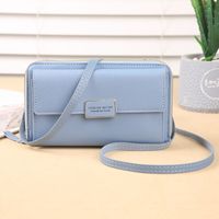 Women's Solid Color Pu Leather Zipper Buckle Wallets main image 9