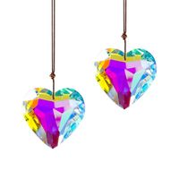 Lady Heart Shape Crystal Pendant Artificial Decorations sku image 25