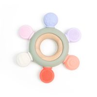 Casual Vacation Multicolor Silica Gel Teething Stick Baby Accessories sku image 6