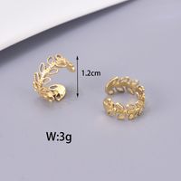 1 Paire Style Simple Style Classique Couleur Unie Placage Acier Inoxydable 304 Acier Au Titane Plaqué Or 18K Clips D'oreille main image 7