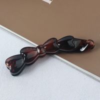 Elegant Solid Color Bow Knot Arylic Stoving Varnish Hair Clip 1 Piece sku image 13