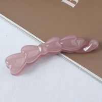Elegant Solid Color Bow Knot Arylic Stoving Varnish Hair Clip 1 Piece sku image 17