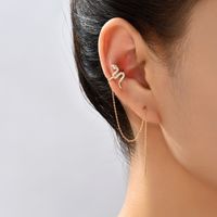 Paire De Nouvelle Mode Cuivre Micro-incrusté De Zircon Branche Pendentif Gland Boucles D'oreilles Percées sku image 8