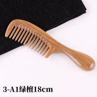 Classic Style Solid Color Ebony Hair Combs sku image 4