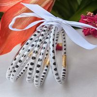 Retro Simple Style Leopard Silica Gel Women's Buddhist Bangle 1 Set sku image 9