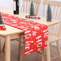 Christmas Simple Style Christmas Tree Letter Cloth Office Table Runner sku image 15