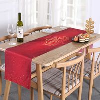 Christmas Simple Style Christmas Tree Letter Cloth Office Table Runner sku image 2