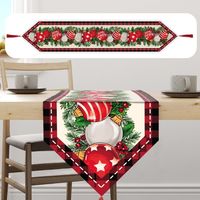 Christmas Simple Style Christmas Tree Letter Cloth Office Table Runner sku image 3