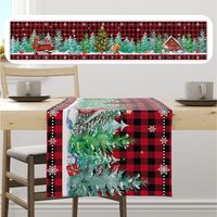 Christmas Simple Style Christmas Tree Letter Cloth Office Table Runner sku image 8