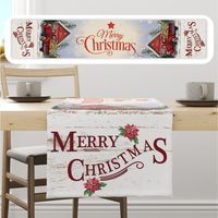 Christmas Simple Style Christmas Tree Letter Cloth Office Table Runner sku image 6