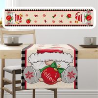Christmas Simple Style Christmas Tree Letter Cloth Office Table Runner sku image 12
