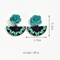 1 Pair Casual Sweet Flower Butterfly Plastic Resin Drop Earrings main image 7