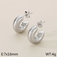 1 Pair Modern Style Water Droplets Plating Stainless Steel 18K Gold Plated Ear Studs sku image 14