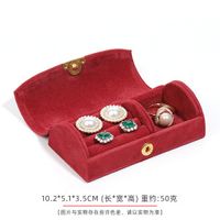 1 Piece Fashion Solid Color Claimond Veins Jewelry Boxes sku image 2