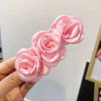 Wholesale Accessories Net Yarn Camellia Hairpin Nihaojewelry sku image 16