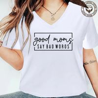Women's T-shirt Short Sleeve T-Shirts Printing Simple Style Letter main image 3