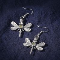 1 Pair IG Style Lady Novelty Dragonfly Inlay Copper Zinc Alloy Resin Drop Earrings main image 8