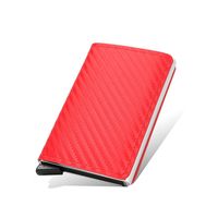 Unisex Solid Color Pu Leather Open Card Holders sku image 13