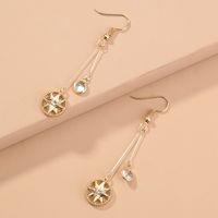 1 Pair Elegant Luxurious Flower Inlay Artificial Pearl Resin Copper Artificial Pearls Drop Earrings sku image 4