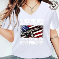 Frau T-Shirt Kurzarm T-Shirts Drucken Einfacher Stil Brief Amerikanische Flagge main image 5