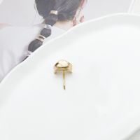 Women's Simple Style Solid Color Alloy Hollow Out Hair Clip sku image 2
