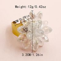Simple Style Classic Style Flower 304 Stainless Steel 14K Gold Plated Rings In Bulk sku image 4