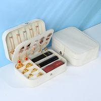 Fashion Solid Color Cloth Jewelry Boxes sku image 20