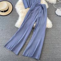 Holiday Daily Women's Simple Style Solid Color Polyester Pants Sets Pants Sets main image 2