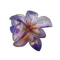 Fairy Style Flower Synthetic Resin Stoving Varnish Hair Claws sku image 36