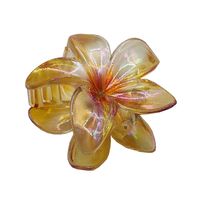 Fairy Style Flower Synthetic Resin Stoving Varnish Hair Claws sku image 37