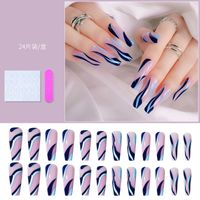 French Style Starry Sky Flower Pvc Nail Patches 1 Set sku image 8