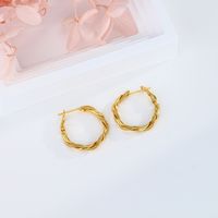 1 Pair Basic Round Plating Sterling Silver Earrings main image 7