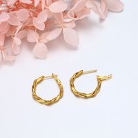 1 Pair Basic Round Plating Sterling Silver Earrings main image 8