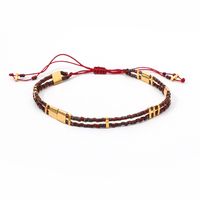 Simple Style Classic Style Printing Polyester Seed Bead Beaded Women's Bracelets 1 Piece sku image 6