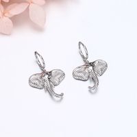 1 Pair Simple Style Solid Color Plating Sterling Silver Gold Plated Drop Earrings main image 8