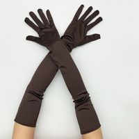 Women's Elegant Solid Color Gloves 1 Set sku image 27
