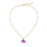 Simple Style Shell Alloy Plating Women's Pendant Necklace sku image 24