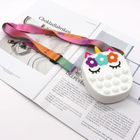 Cute Shape Push Bubble Sensory Toy Silicone Mini Satchel main image 6
