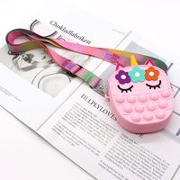 Cute Shape Push Bubble Sensory Toy Silicone Mini Satchel main image 5