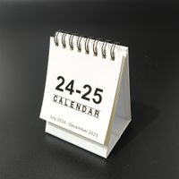 1 Piece Solid Color Learning Paper Casual Calendar sku image 4