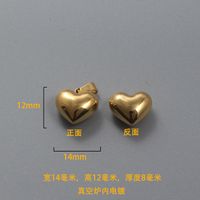 1 Piece Stainless Steel Heart Shape sku image 9